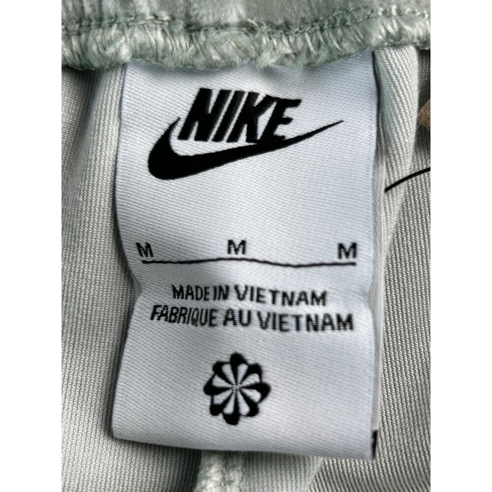 Nike Velour Jogger Pants Women's Medium Sage Green Velvet Lounge Sweatpants - Picture 5 of 7